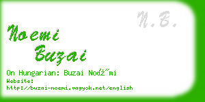 noemi buzai business card